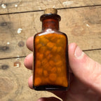 Antique Parke Davis Nitroglycerin Compound Tablet Triturates Pharmacy Bottle FULL