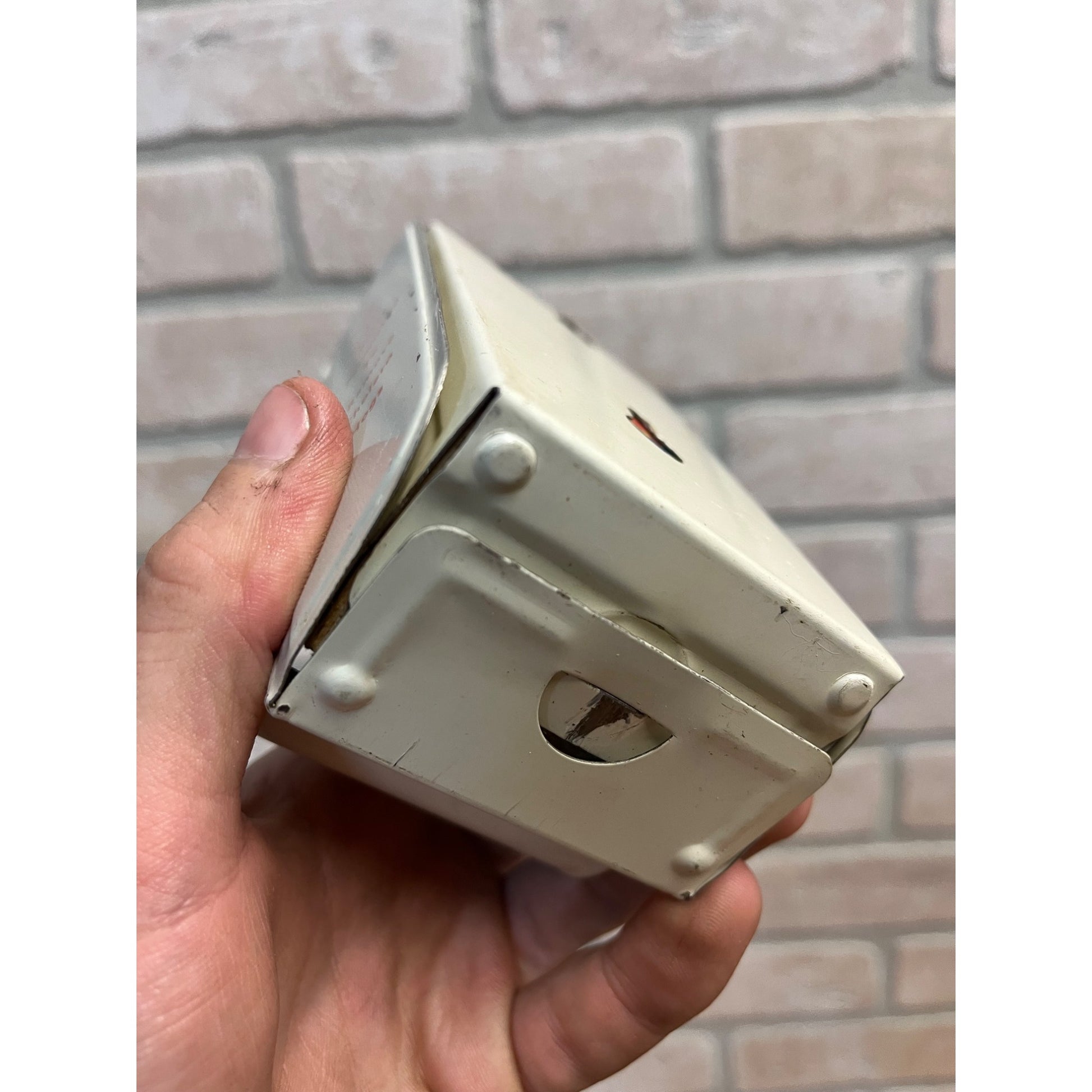 Vintage Dead Animals Removed Advertising Match Holder Alexandria Minn MN Sign