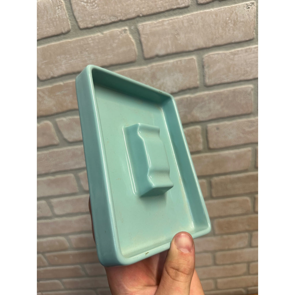 Vintage 1960s Kohler Company Porcelain Blue MCM Mid-Century Ashtray Wisconsin