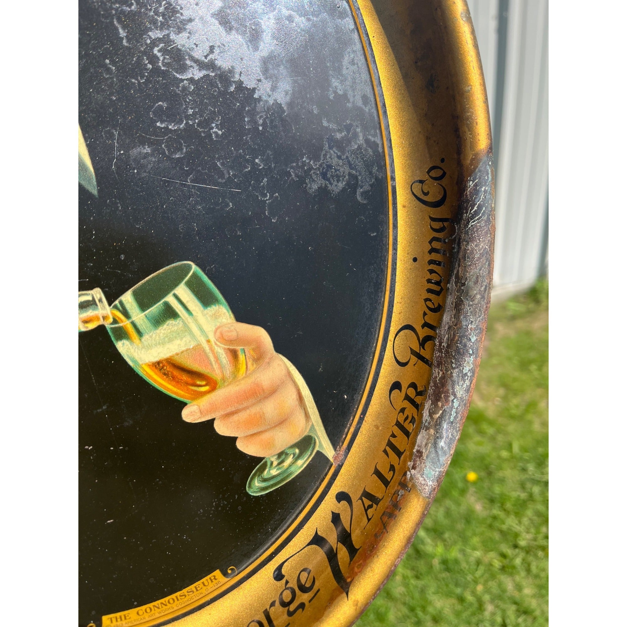 Pre-Prohibition Adler Brau Walter Brewing Appleton Wisconsin Beer Tray