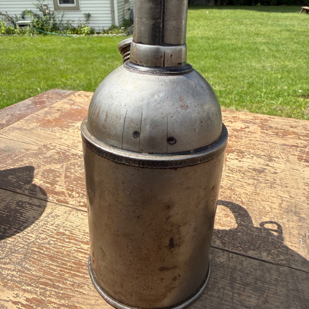 Antique Vintage Railroad Engineer Train Oiler Can Longneck Spout 25" Tall