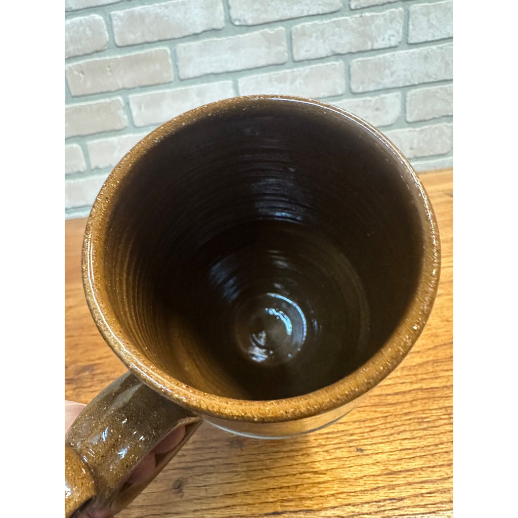 Vintage 1985 Leinenkugel Beer Stein Mug Thomas Dunn County Pottery Limited Edition
