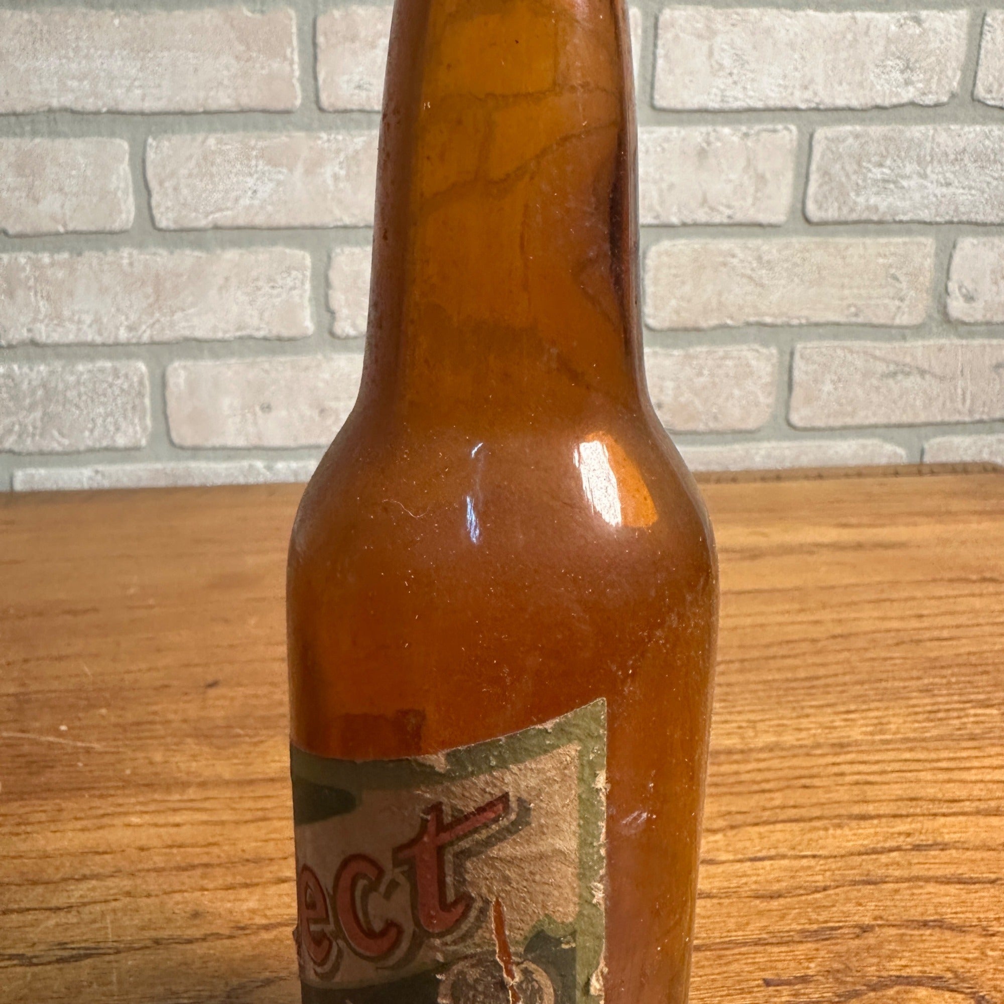 CROAK BREWING CO PRE-PRO PAPER LABEL SELECT BEER BOTTLE CROWN TOP JANESVILLE WIS