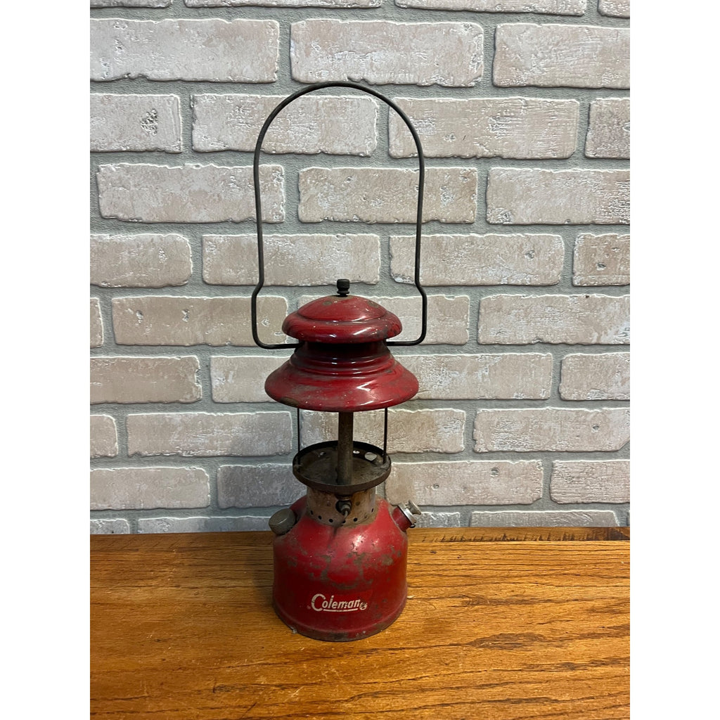 Coleman Red Lantern Camp Lantern Vintage Parts or Repair 200A