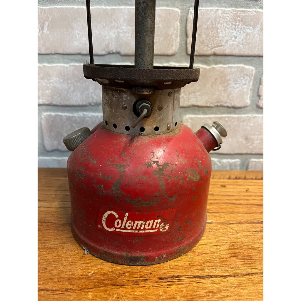 Coleman Red Lantern Camp Lantern Vintage Parts or Repair 200A