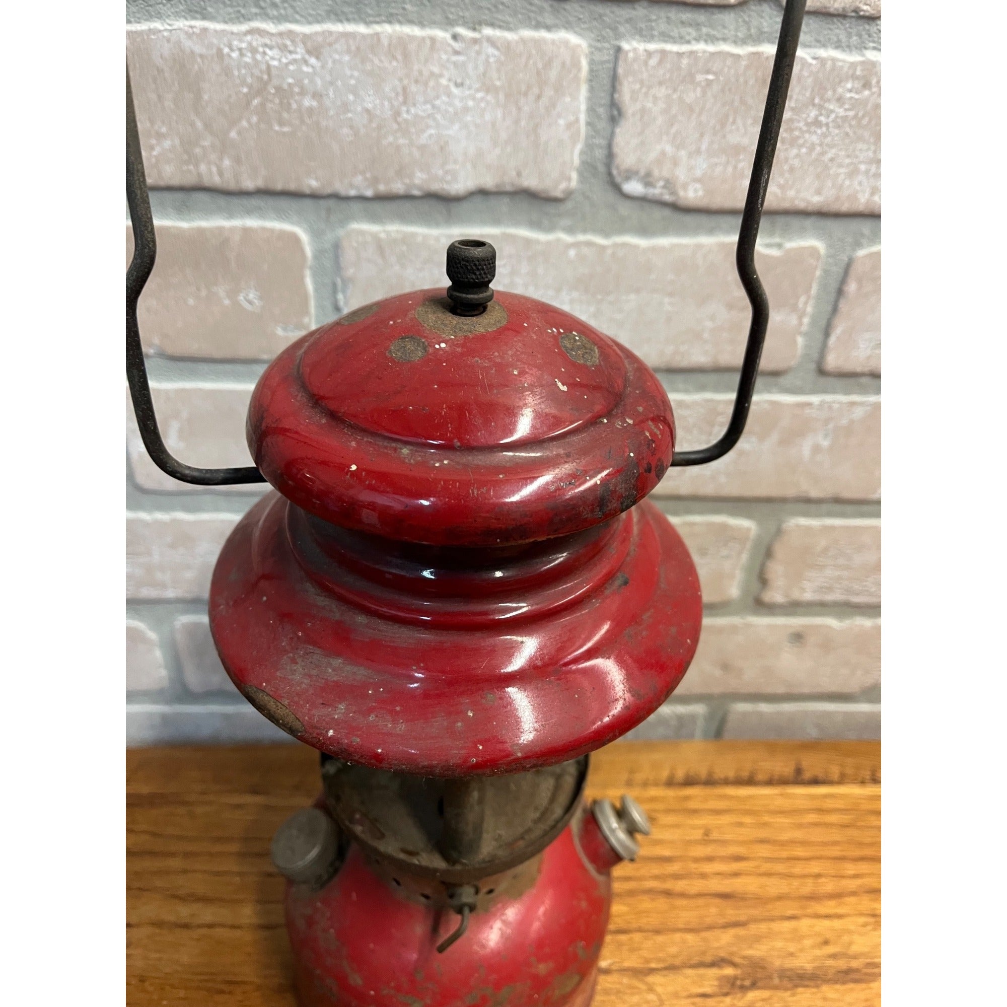 Coleman Red Lantern Camp Lantern Vintage Parts or Repair 200A