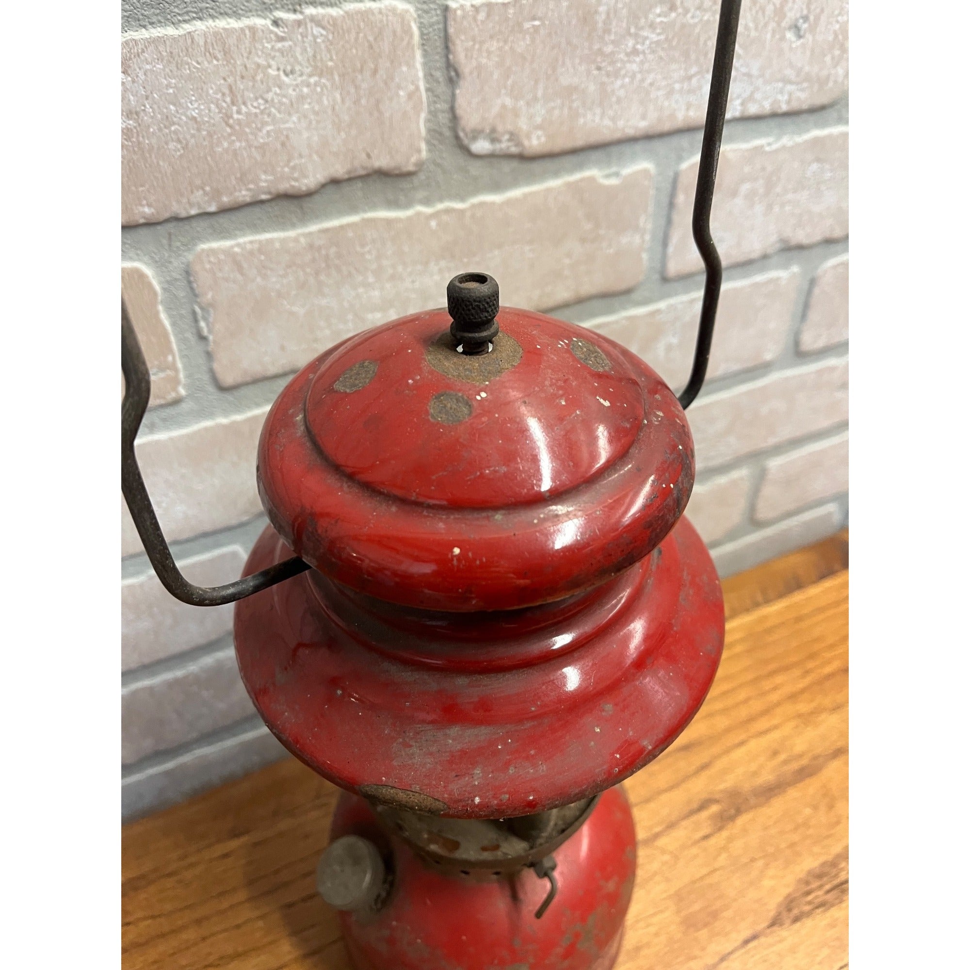 Coleman Red Lantern Camp Lantern Vintage Parts or Repair 200A
