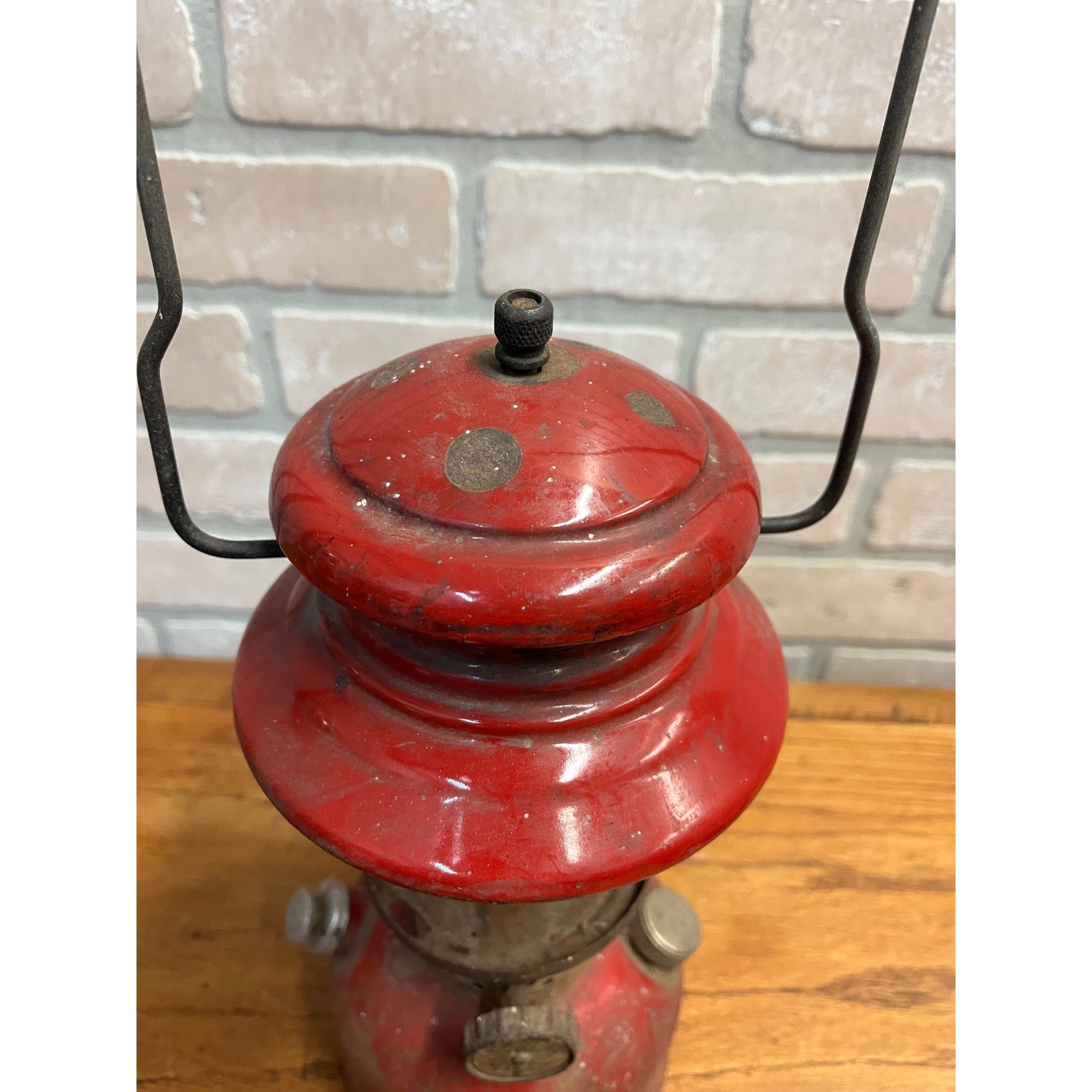 Coleman Red Lantern Camp Lantern Vintage Parts or Repair 200A
