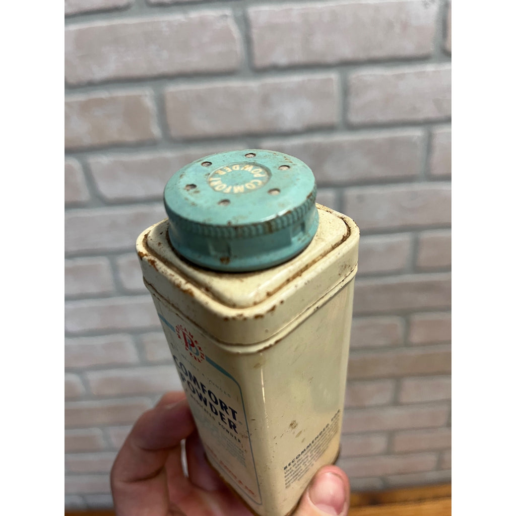 Vintage Medicamenta Vera Comfort Powder 10 oz. tin Parke, Davis & Co.