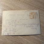 RPPC Postcard Farming Workmen Horses McCormick Machinery Header Hazelton ND