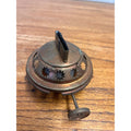 Scarce Antique Brass Bridgeport Burner Kerosene Oil Lamp Lantern Light Part 1891