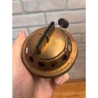 Scarce Antique Brass Bridgeport Burner Kerosene Oil Lamp Lantern Light Part 1891