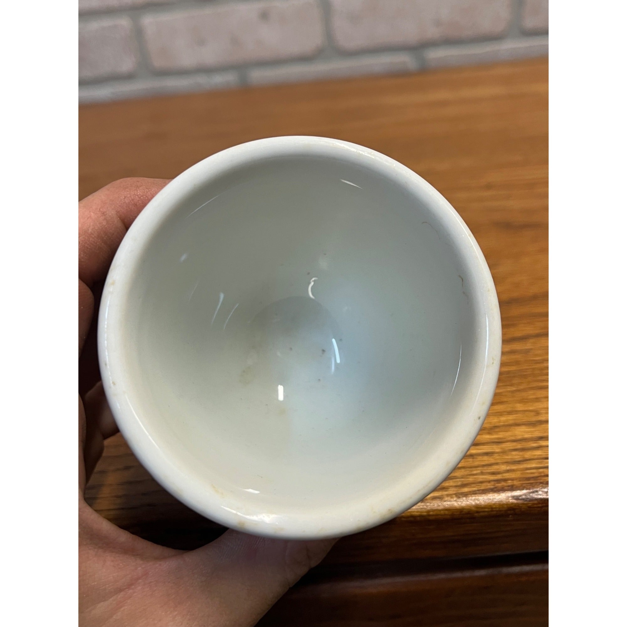 Shenango China Sugar Small Dish Bowl Double Green Band Restaurant Ware USA