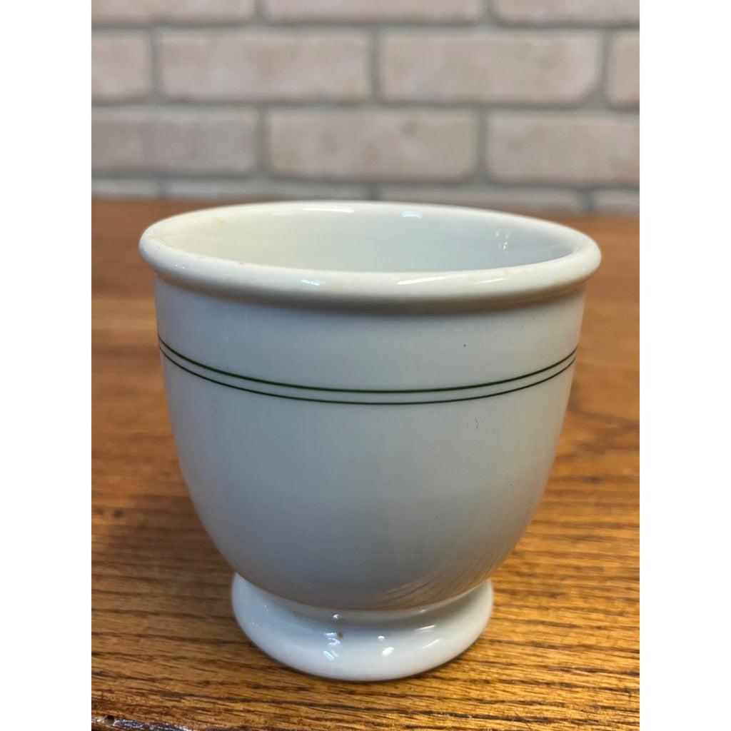 Shenango China Sugar Small Dish Bowl Double Green Band Restaurant Ware USA