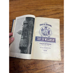 1899 Wisconsin Blue Book Hardcover Book Antique Vintage Diagram Senate and Assembly Chambers