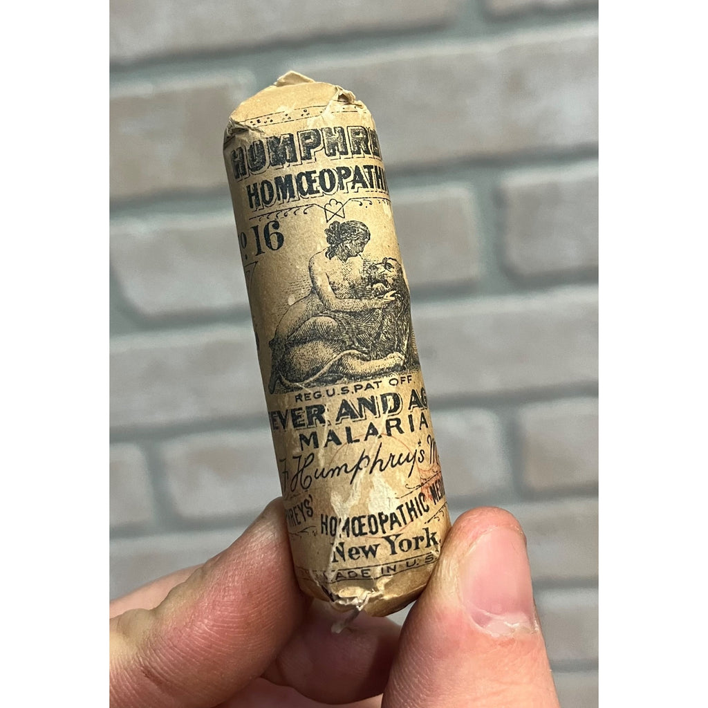Vintage Humphrey's Homeopathic Sample Glass Quack Medicine Bottle No. 16