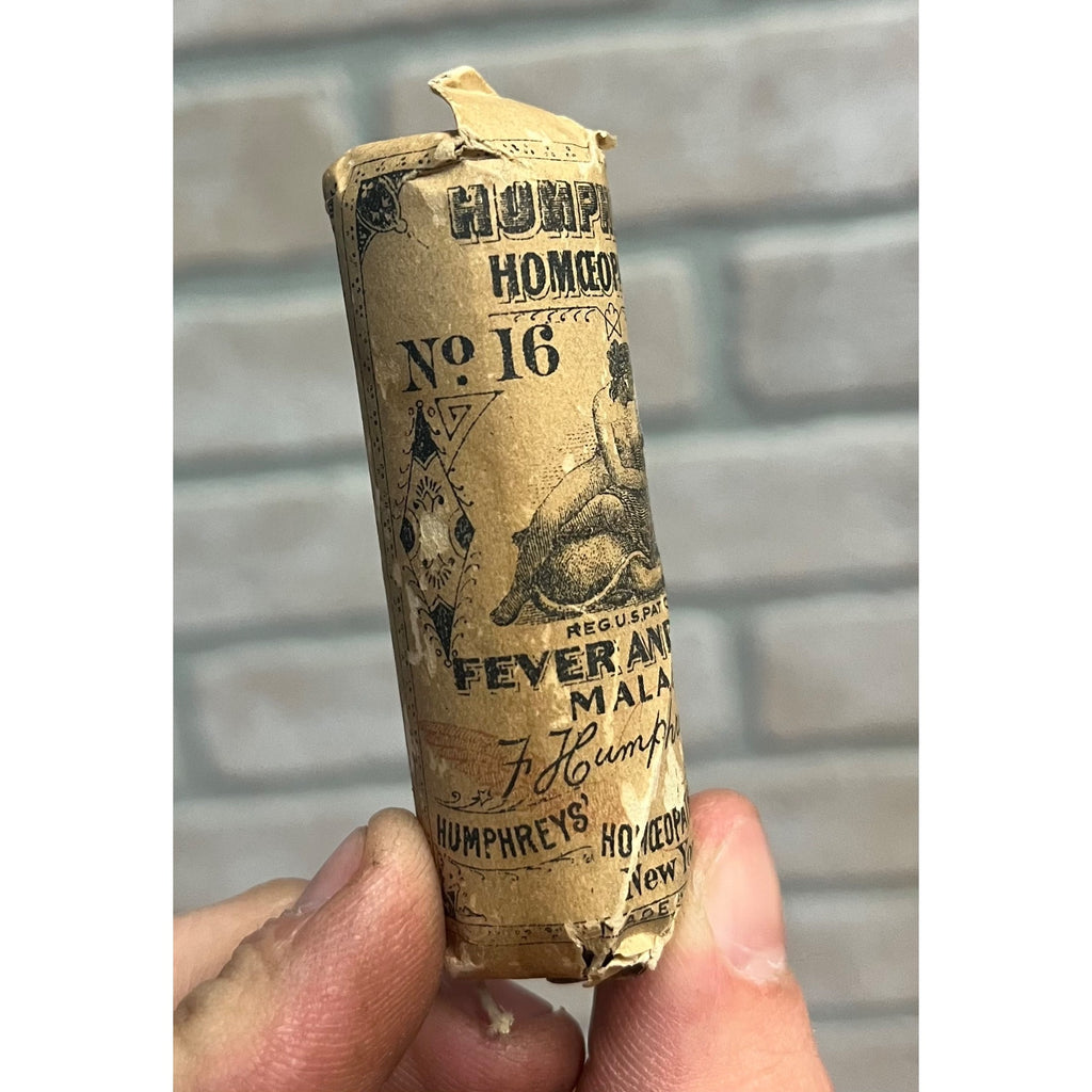 Vintage Humphrey's Homeopathic Sample Glass Quack Medicine Bottle No. 16