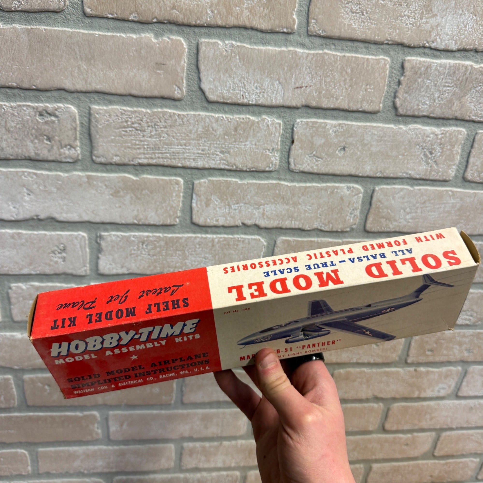 Hobby Time Martin XB-51 ‘Panther’ #285 Balsa Wood Model Airplane Kit