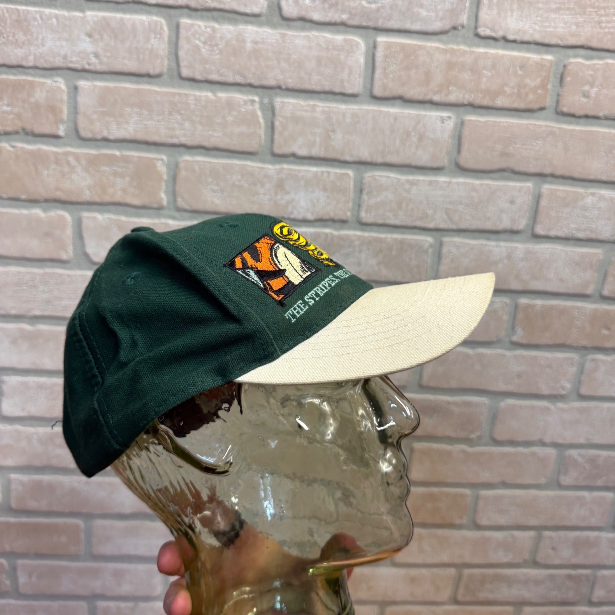 DISNEY Mickey Inc THE TIGGER Stripes Spring Bounce Baseball Snapback Cap Hat