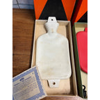 Vintage Rexall Victoria Heat Hot Water Bottle Red & White w/ Oriignla Boxes