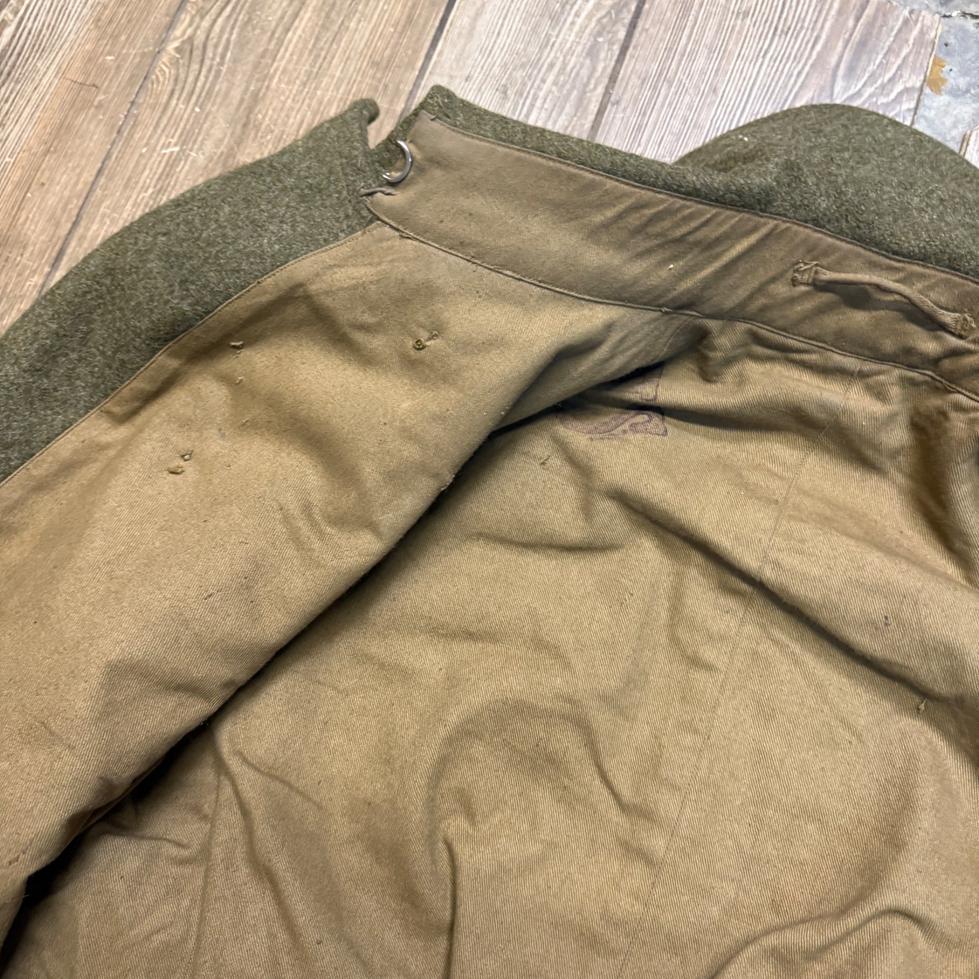 Vintage WW2 WWII Overcoat Uniform Trench Coat Jacket US  Military
