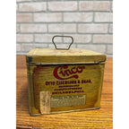 Vintage Cinco Handy Humidor Hinged Tobacco Cigar Tin by Otto Eisenlohr & Bros