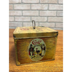 Vintage Cinco Handy Humidor Hinged Tobacco Cigar Tin by Otto Eisenlohr & Bros