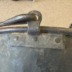 Antique Primitive 1800s Large Solid Copper Apple Butter Cauldron Kettle Pot