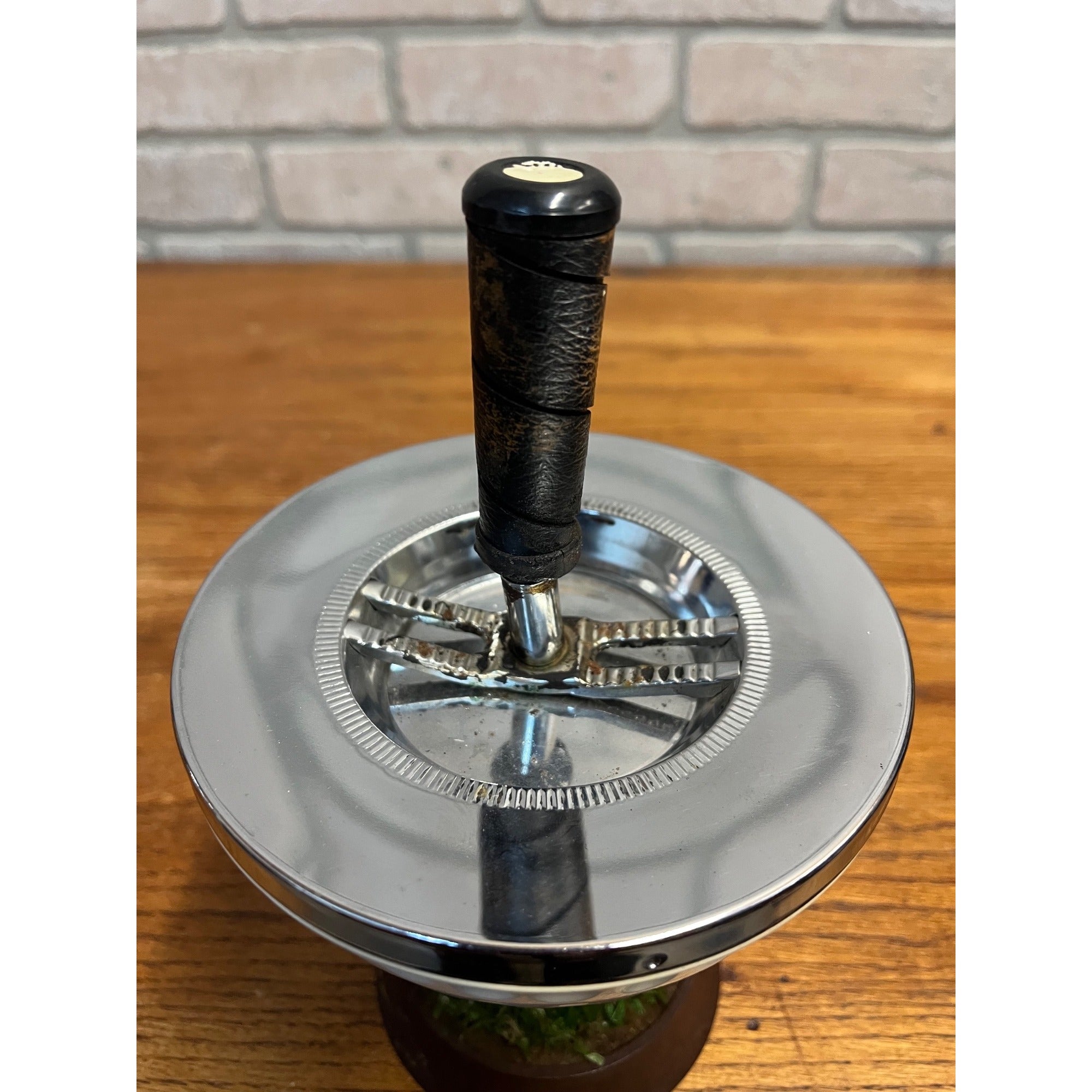 Vintage Spin Ashtray Golfers Golf Ball RARE Mid Century Modern GOLF GIFT Smoker