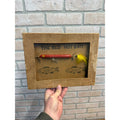 Vintage Red Hot Bait Gerhardt Tackle Co. Advertising Fishing Store Display Sign