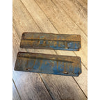Vintage Wisconsin 1925 Automobile Car License Plates Matched Pair (2)