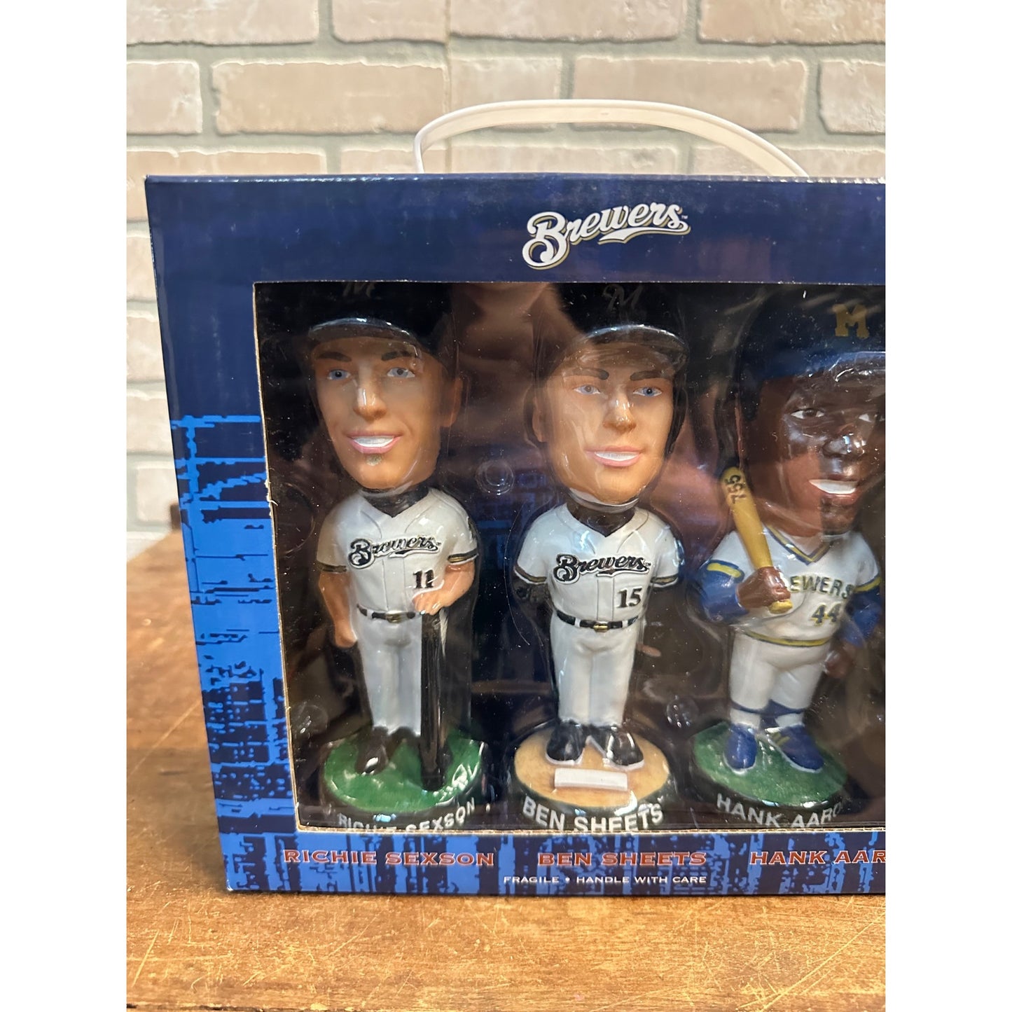 Milwaukee Brewers Bobbleheads 2002 Collectors Series Pepsi Mail In Set NIB