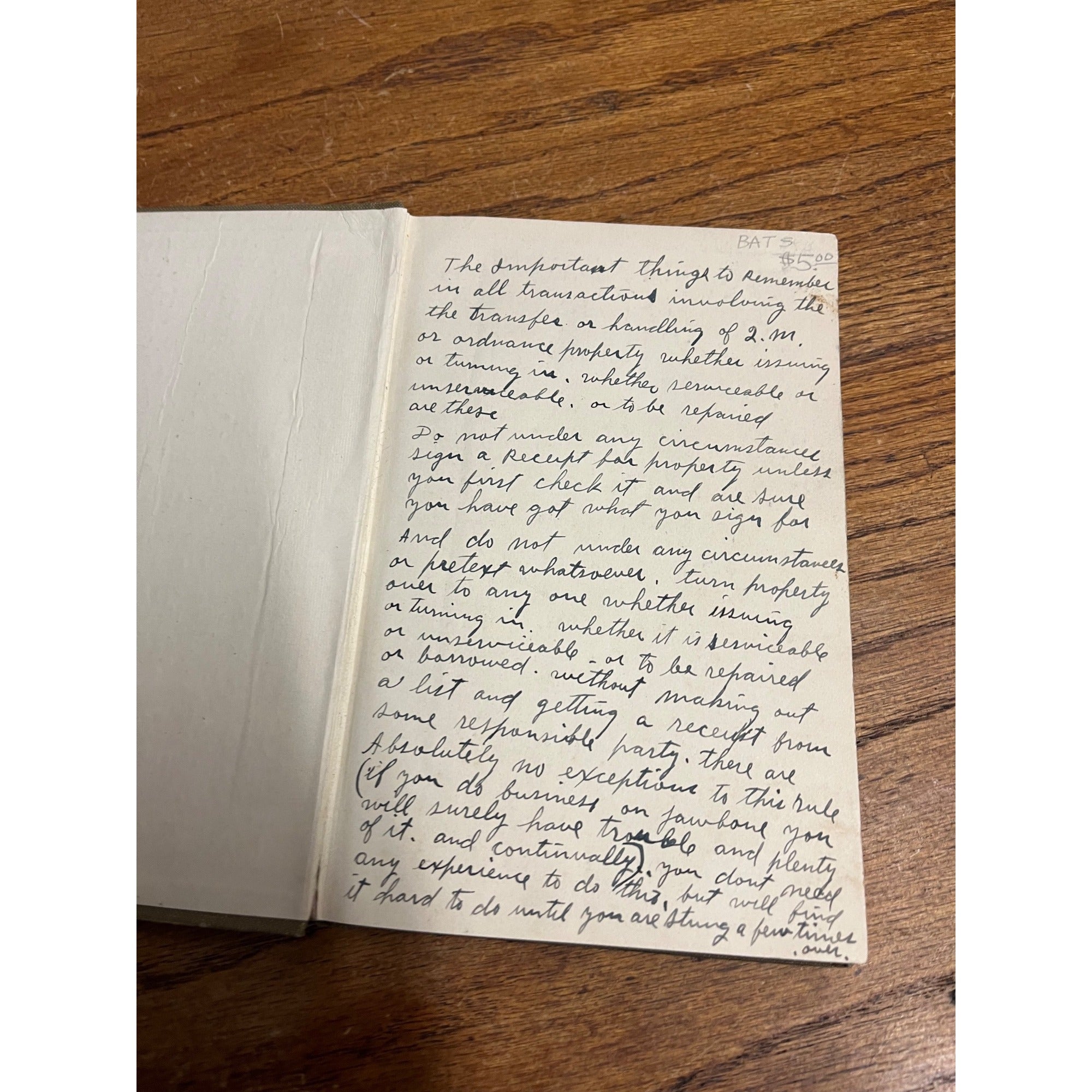 Vintage WWI Field Quartmasters Handbook 1917 Havery Military Series US Army Book