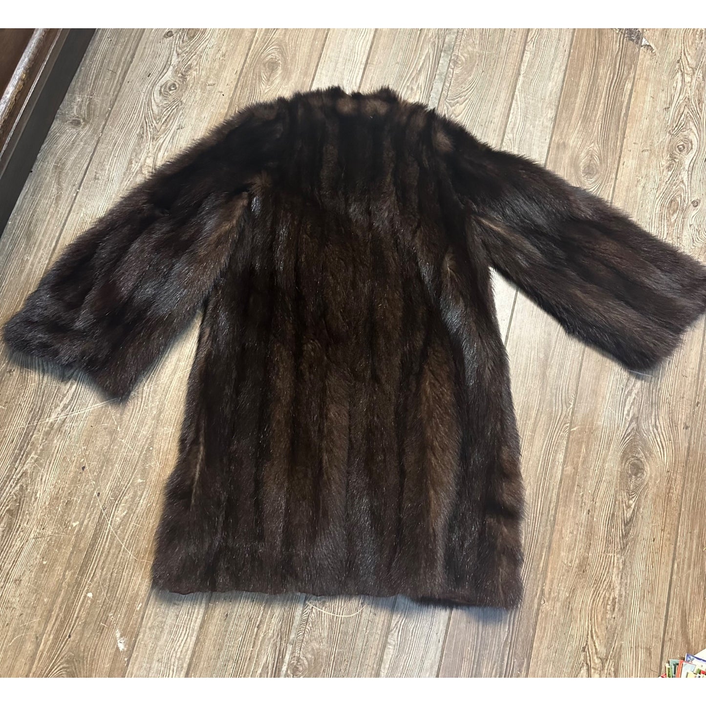 Antique Early 1900s Genuine Bear Fur Jacket Coat Mens Unisex John T. Shayne