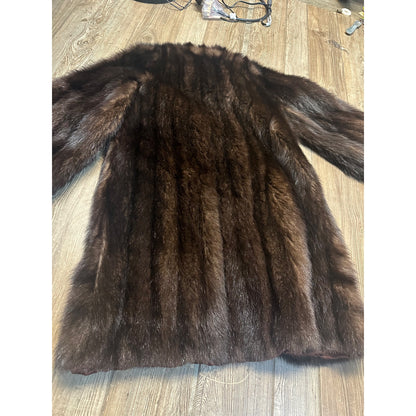 Antique Early 1900s Genuine Bear Fur Jacket Coat Mens Unisex John T. Shayne