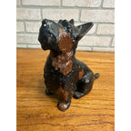 Rare Antique Cast Iron Scottie Terrier Dog Door Stop Spencer Foundry Hubley