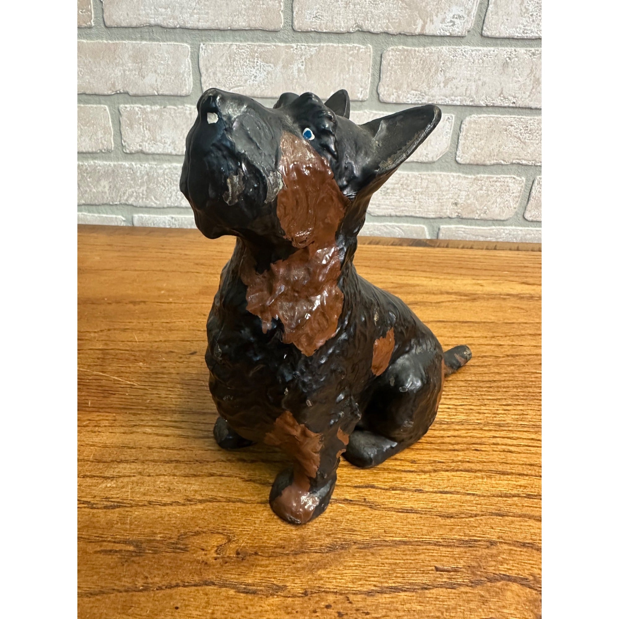 Rare Antique Cast Iron Scottie Terrier Dog Door Stop Spencer Foundry Hubley