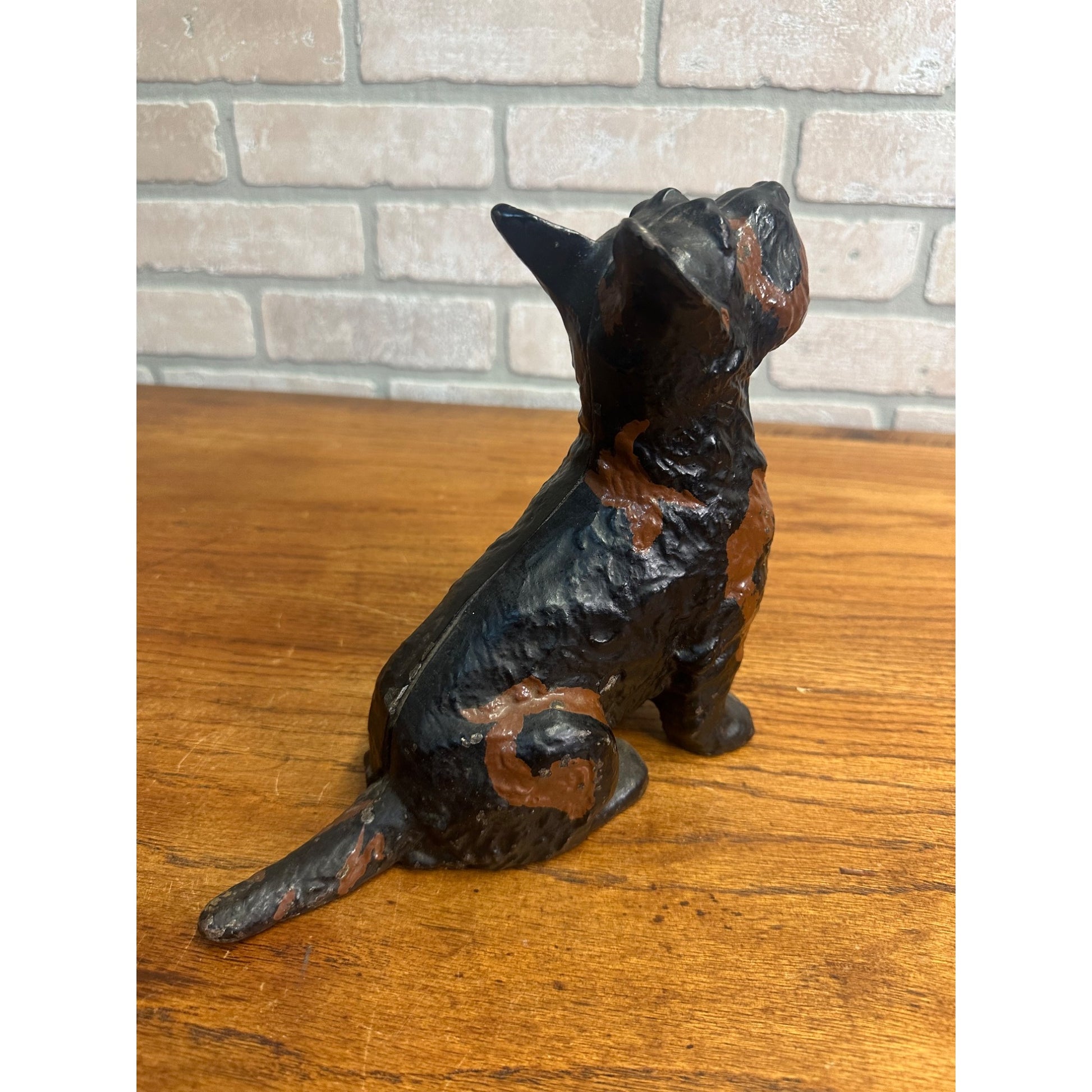 Rare Antique Cast Iron Scottie Terrier Dog Door Stop Spencer Foundry Hubley