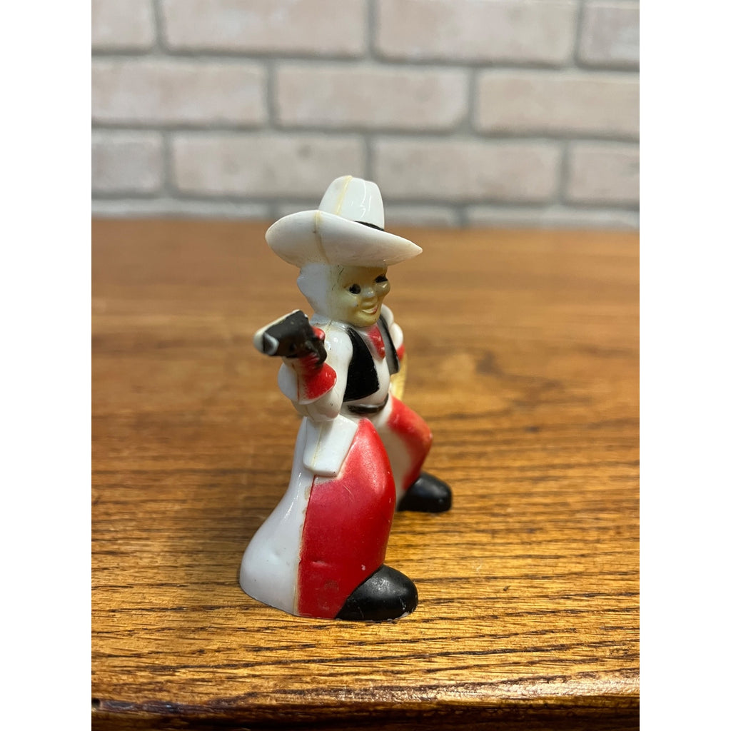 1950’s Rosbro Tico Toys “Valentine Cowboy” Hard Plastic Figurine Western