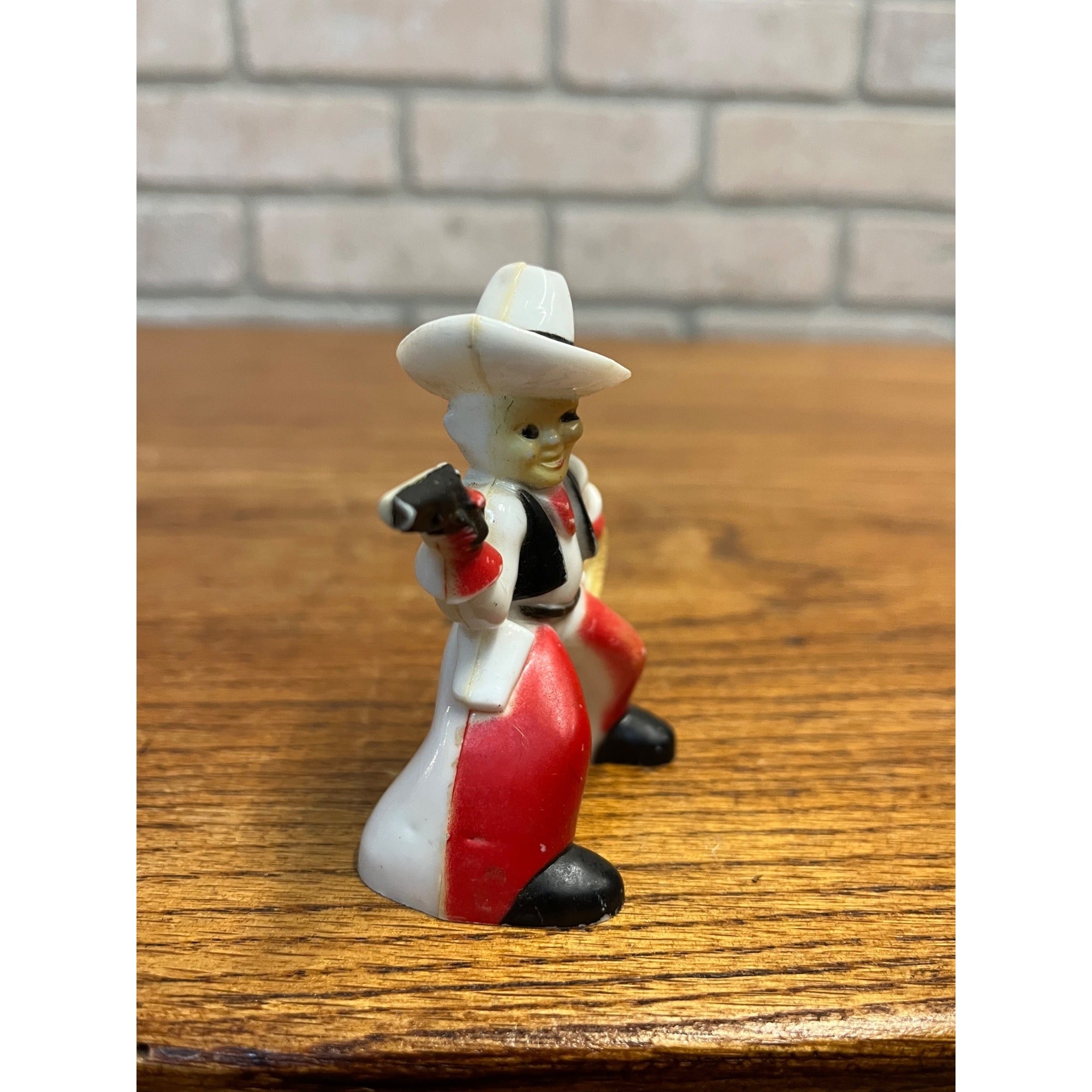 1950’s Rosbro Tico Toys “Valentine Cowboy” Hard Plastic Figurine Western