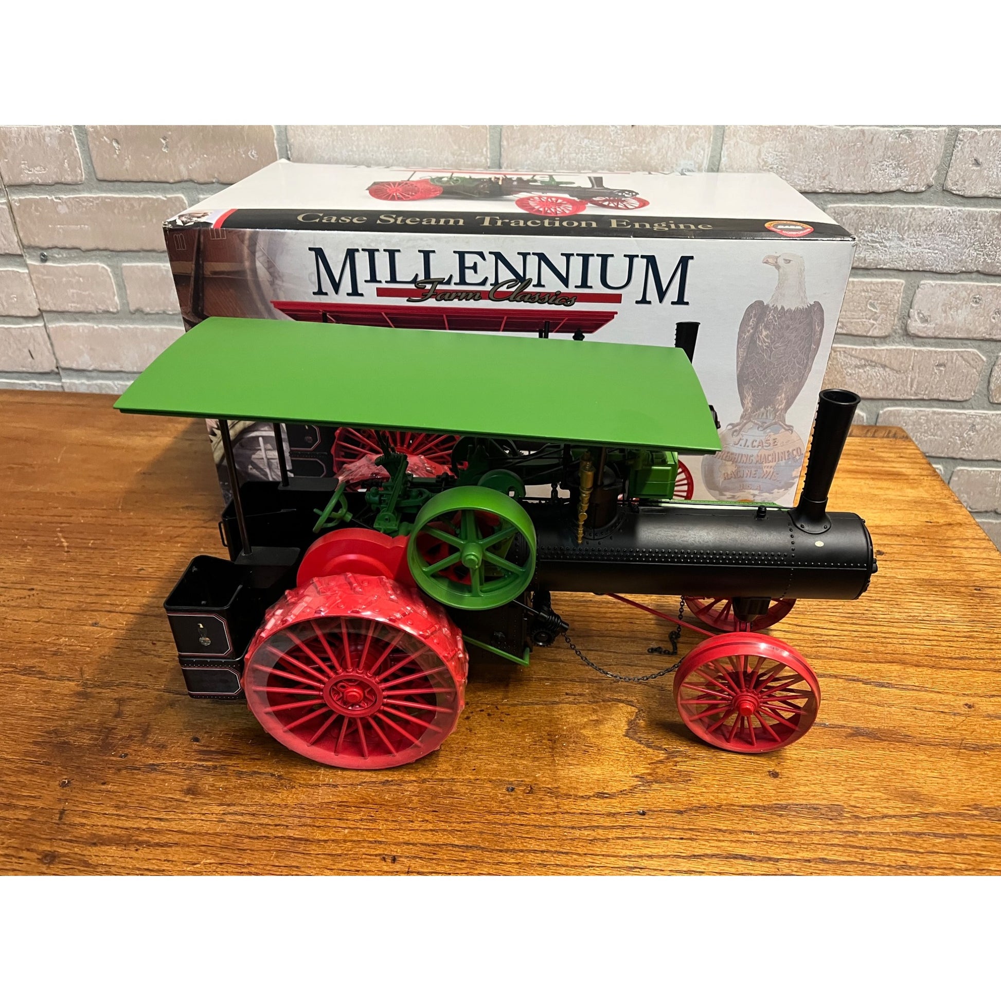 Ertl Millenium Case Steam Traction Engine Tractor Farm Classsics 1/16