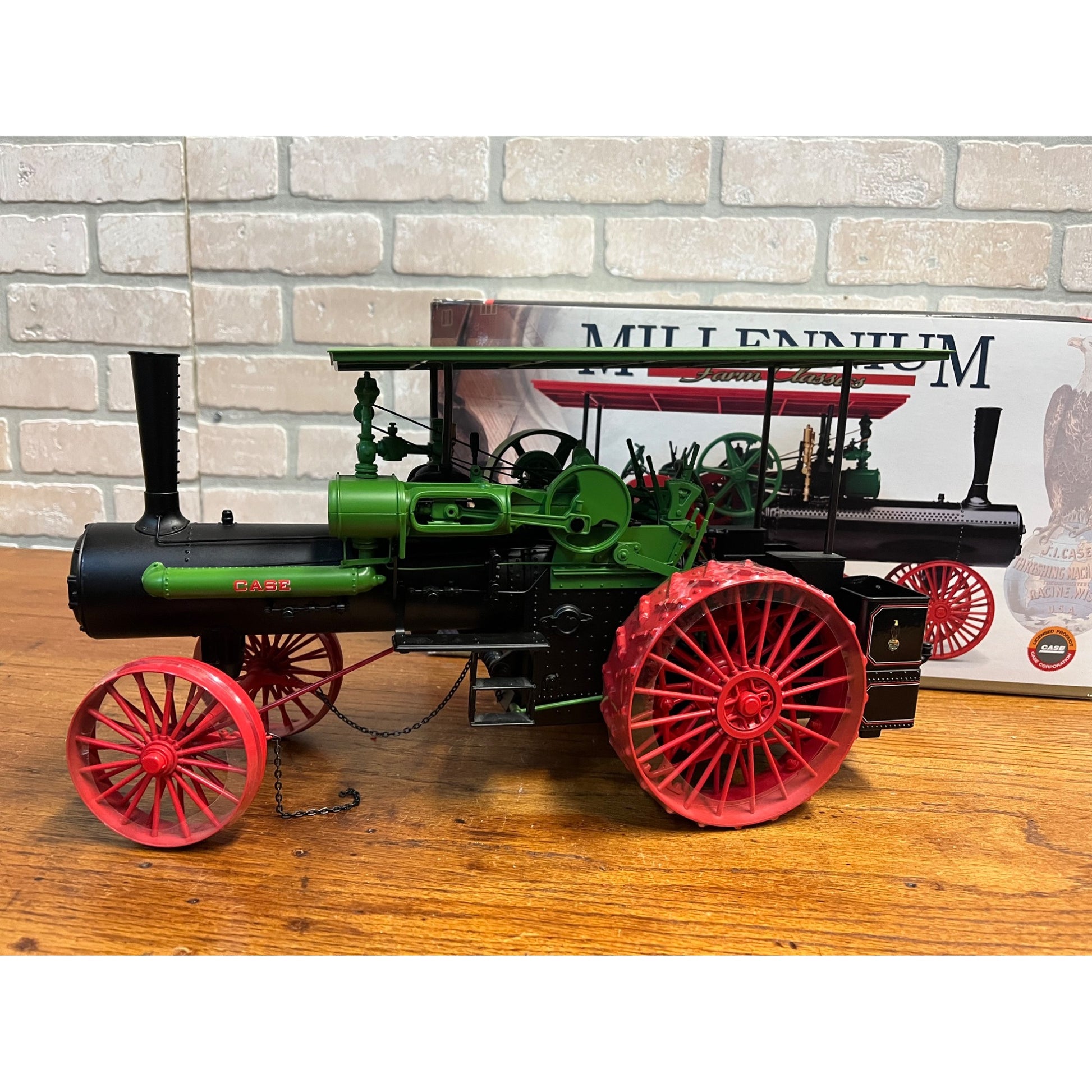 Ertl Millenium Case Steam Traction Engine Tractor Farm Classsics 1/16