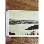 Original c1860s City of Saint Paul Minnesota Birdseye View CDV Photo MN Minn
