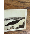 Original c1860s City of Saint Paul Minnesota Birdseye View CDV Photo MN Minn