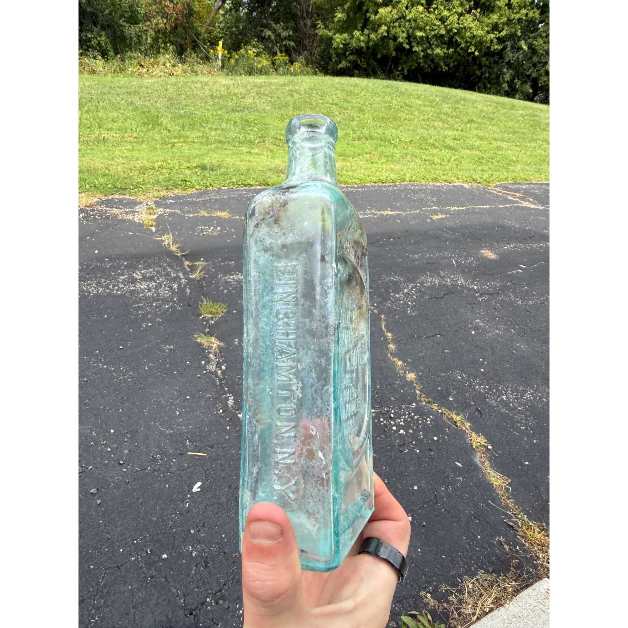 Vintage  Dr. kilmers Swamp root kindney Liver Remedy  Bottle No Embossing 8"