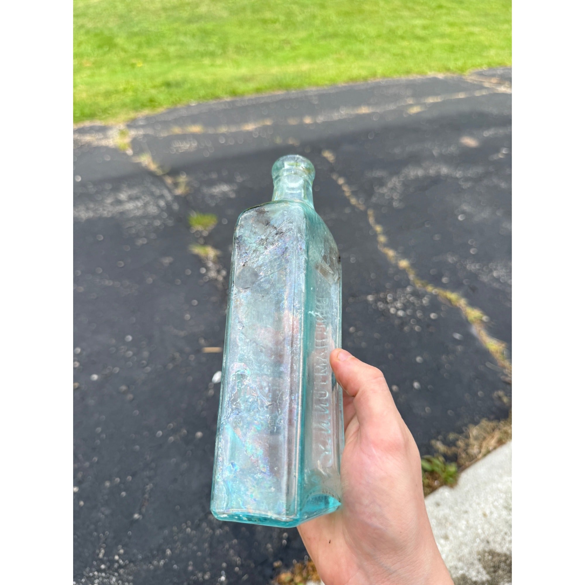 Vintage  Dr. kilmers Swamp root kindney Liver Remedy  Bottle No Embossing 8"