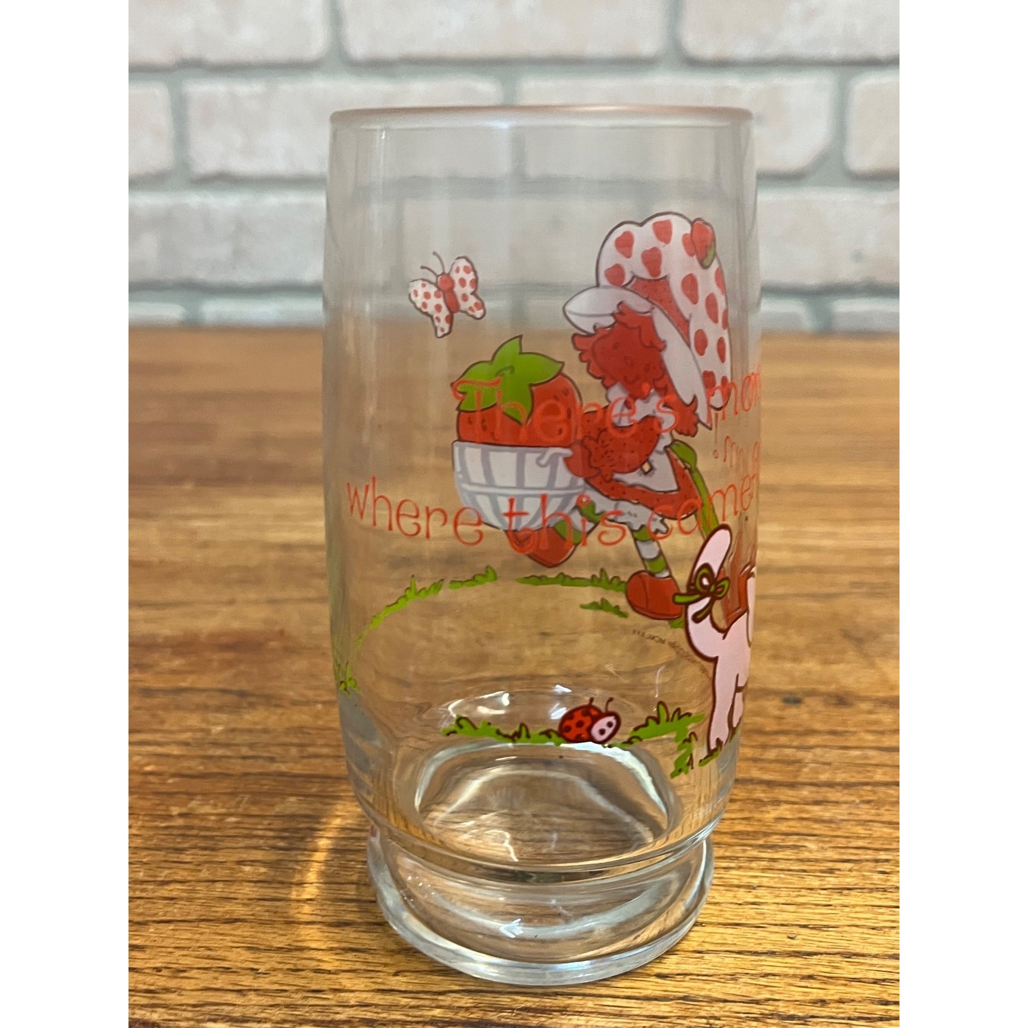 Vintage American Greetings Corp. Strawberry Shortcake Drinking Glass 1980