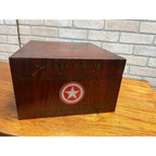 Vintage Star Twist Sewing Thread Spool Advertising Display Cabinet 4 Drawer