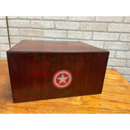 Vintage Star Twist Sewing Thread Spool Advertising Display Cabinet 4 Drawer