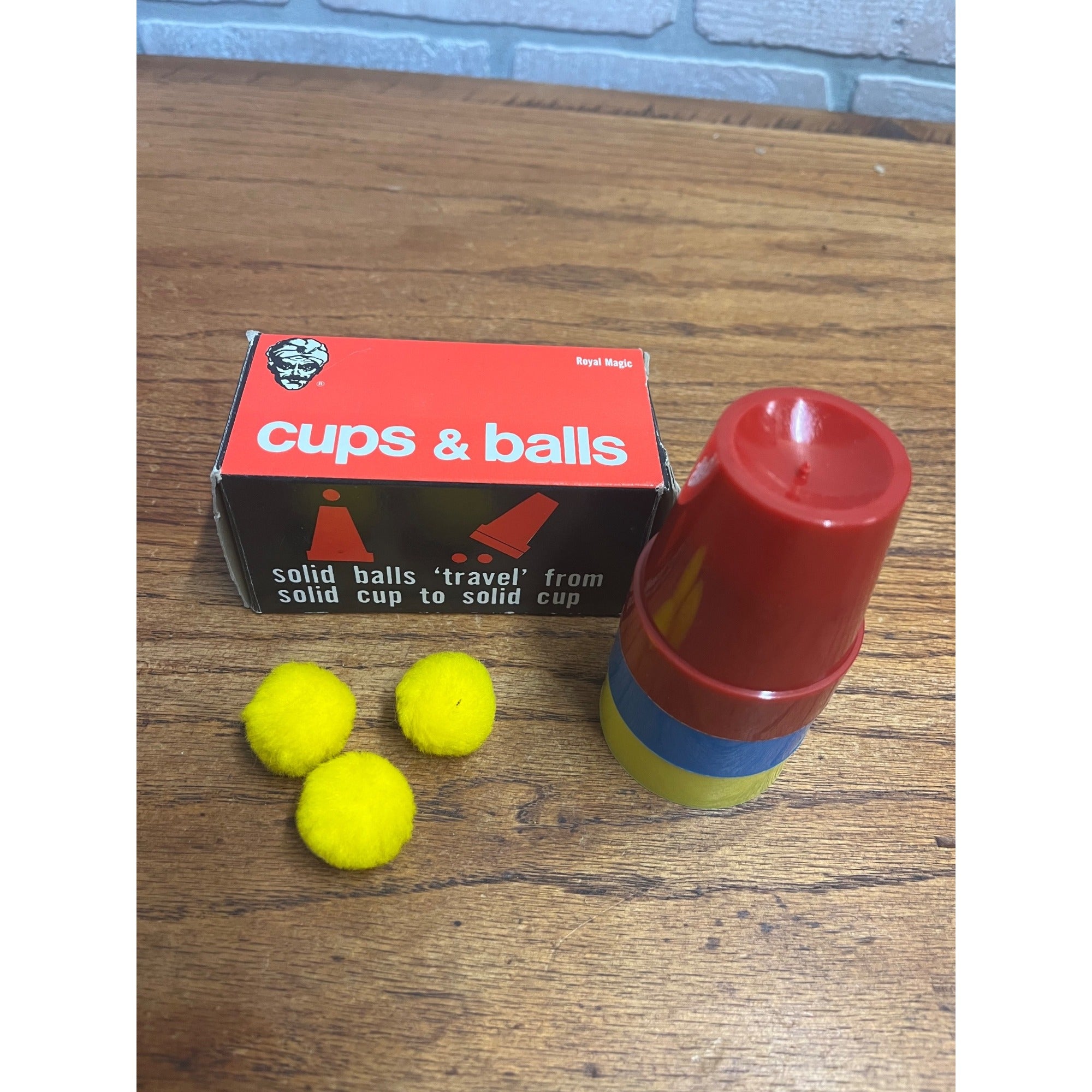 Vintage Cups and Balls Royal Magic Game Fun Incorporated Chicago, Illinois